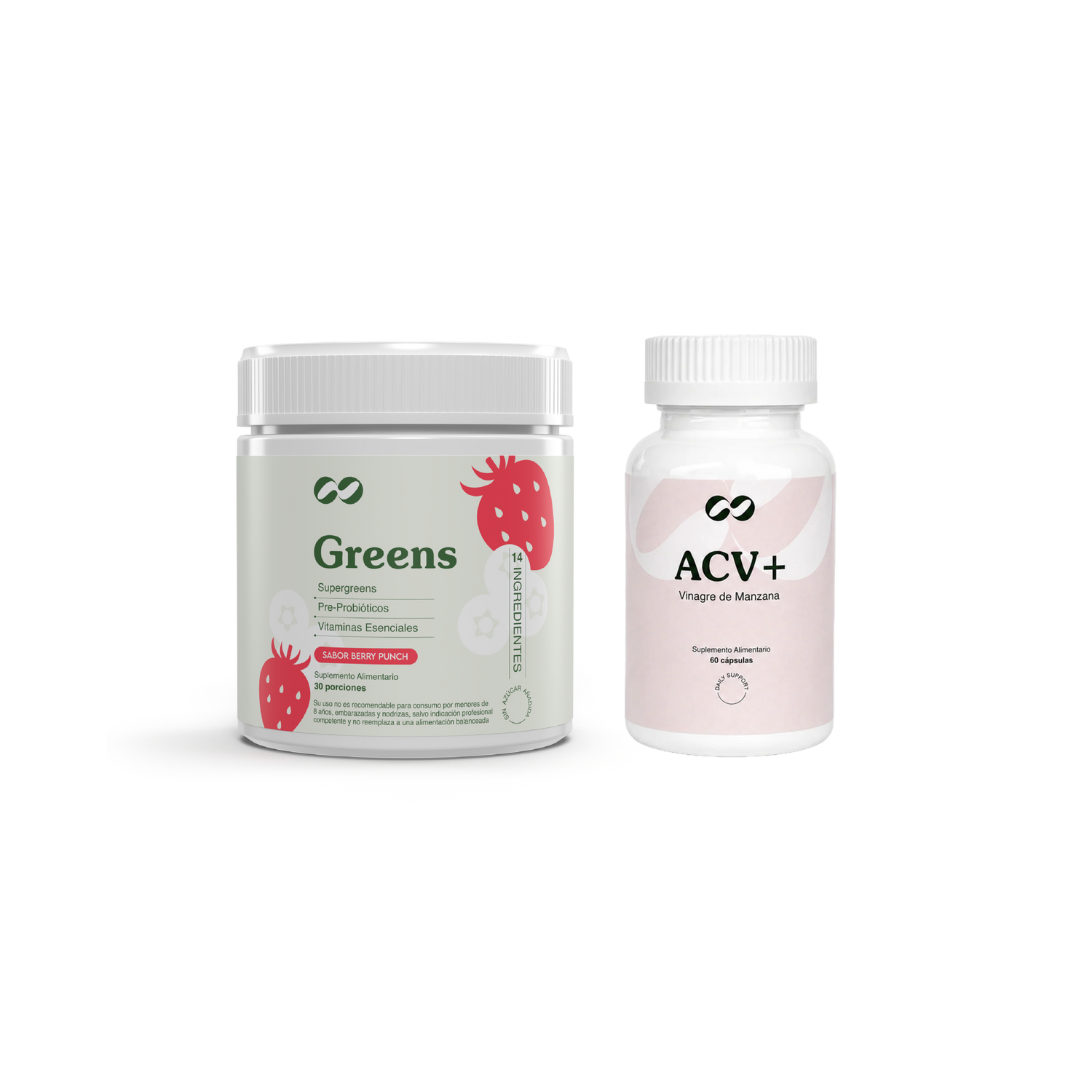 Supergreens + Probióticos + Vinagre de Manzana + Envío GRATIS