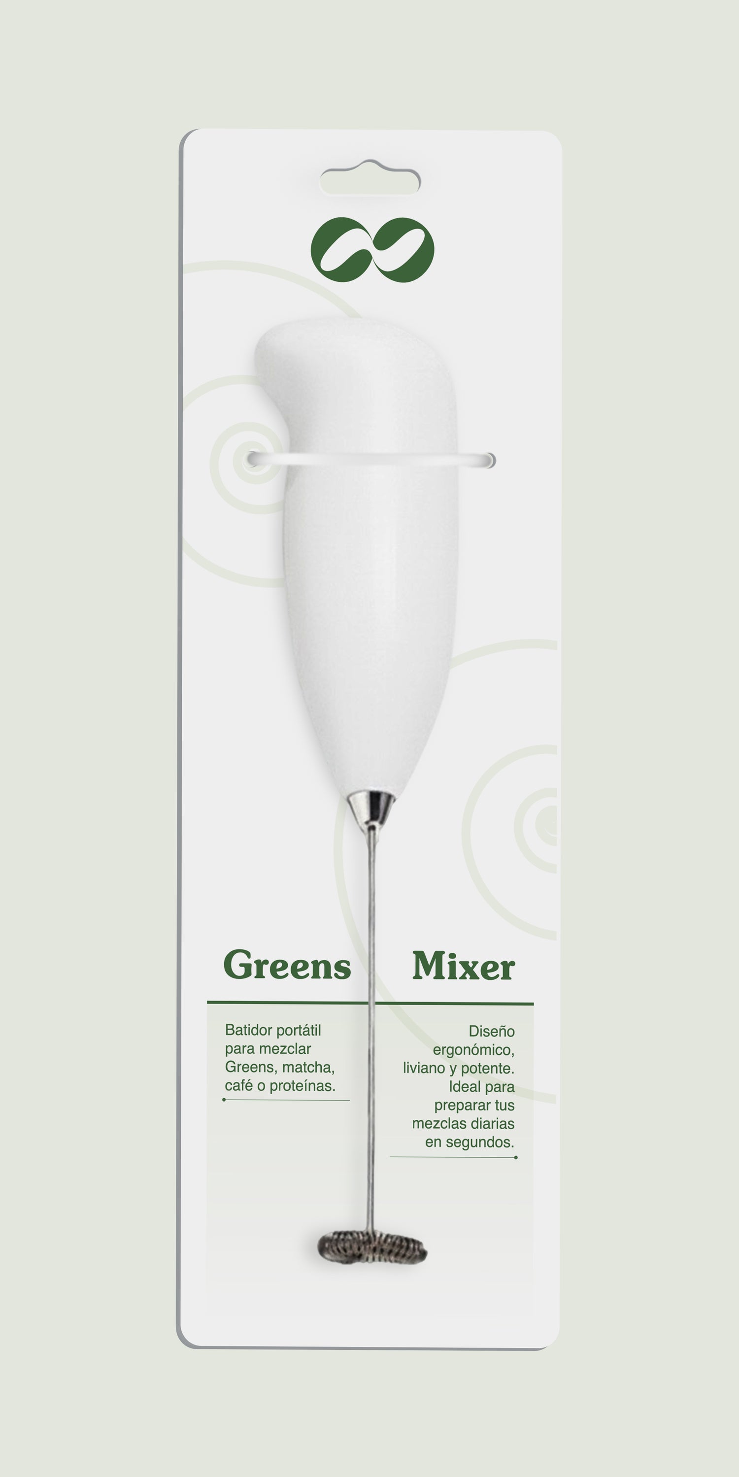 Greens Mixer - Mini Batidor Eléctrico