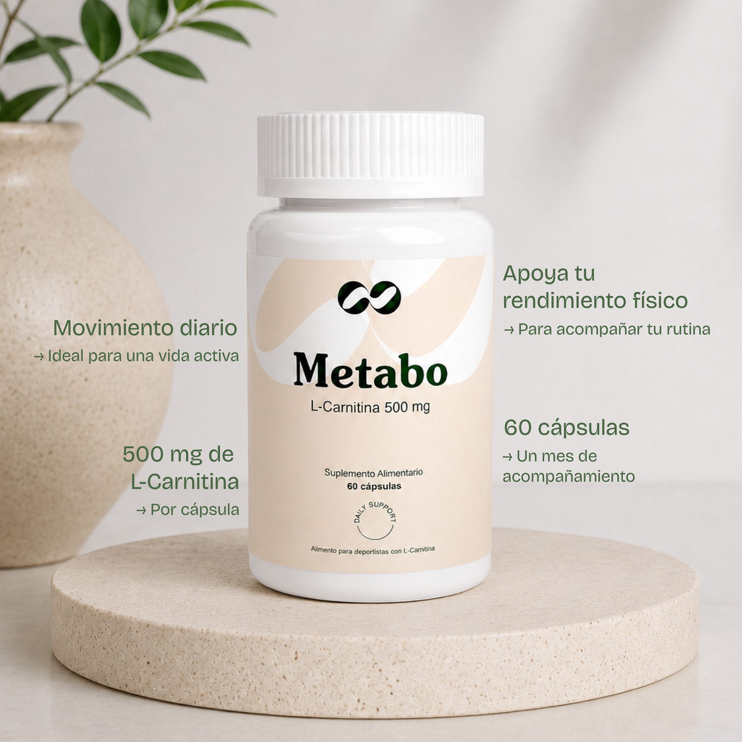 Metabo L-Carnitina 500 mg