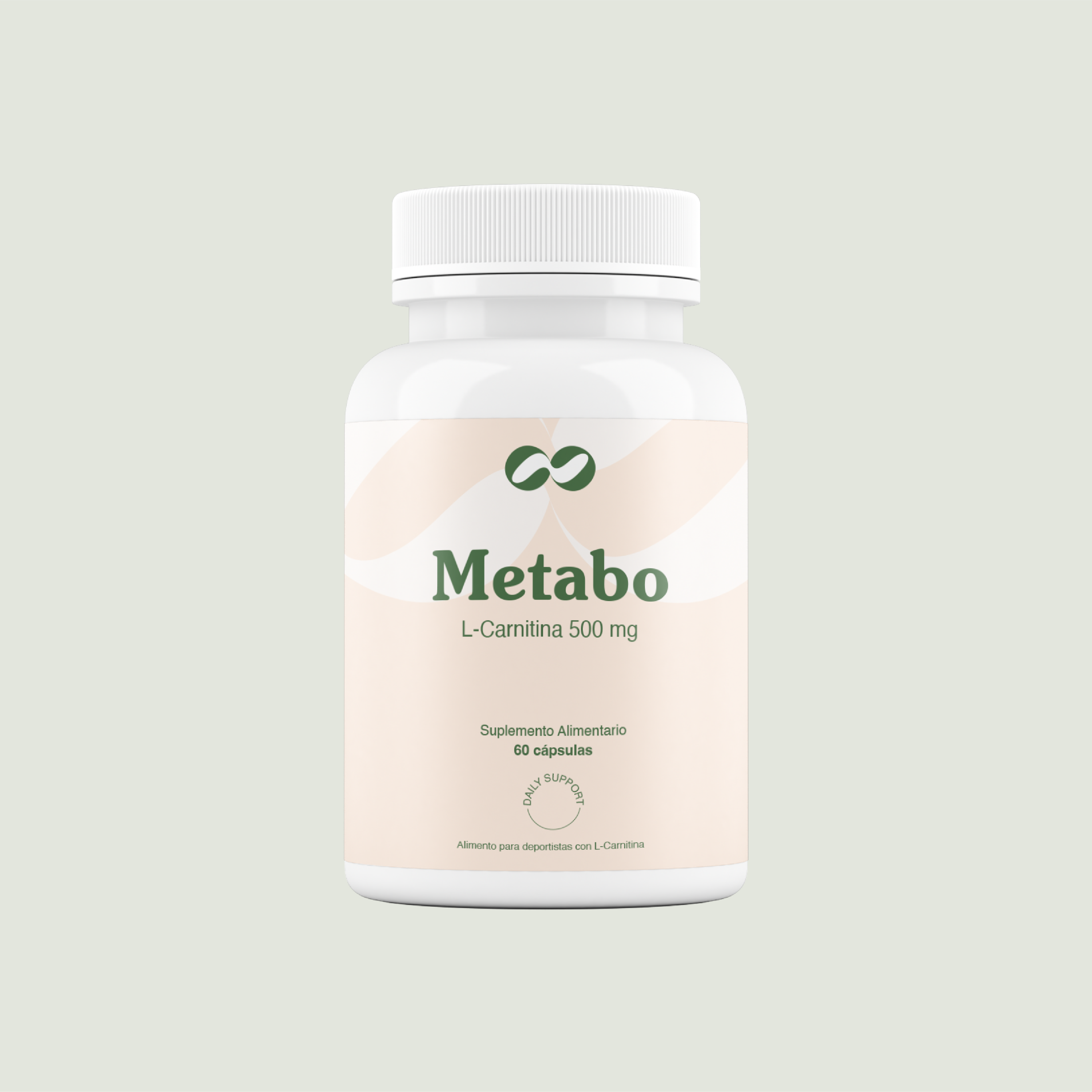 Metabo L-carnitina 500 mg cápsulas para metabolismo y energía física