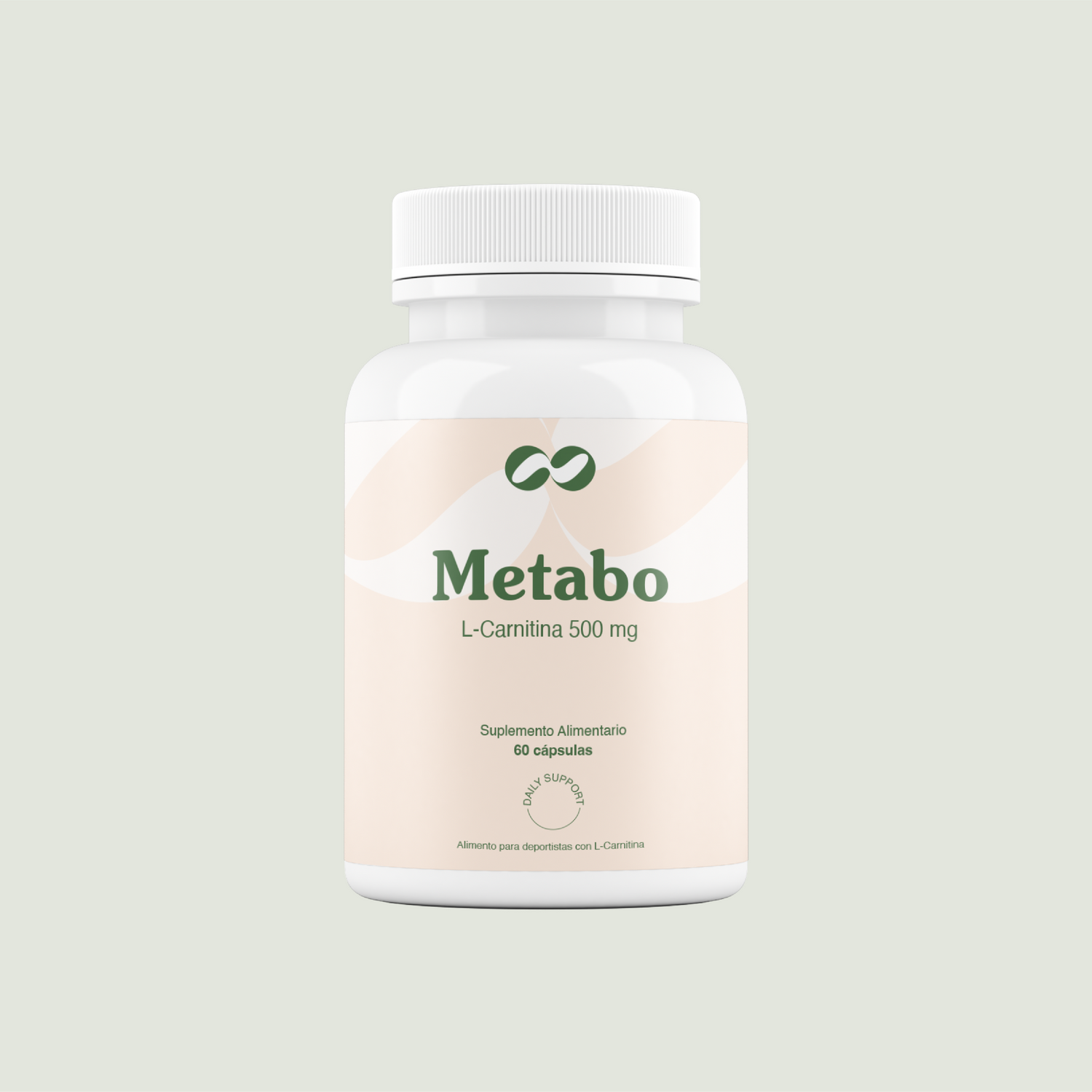 Metabo L-carnitina 500 mg cápsulas para metabolismo y energía física